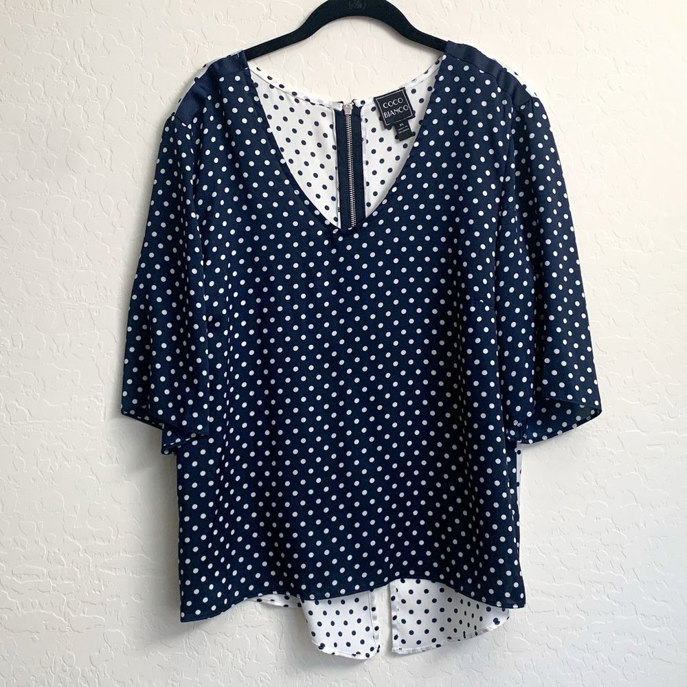 Coco Bianco Polka Dot Blouse